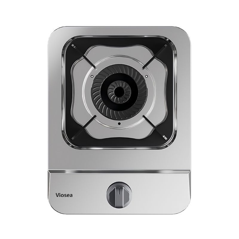 Kompor Gas Meja Terintegrasi Bahan Baja Tahan Karat Satu Tungku