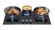 TEMPAT desain ramping bertemu dengan Genius dalam kompor Gas tiga tungku